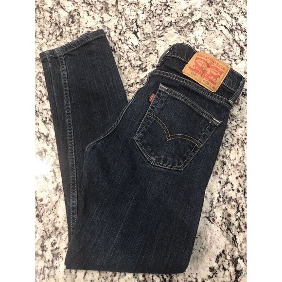 Levi's Other - Levi's 510 Measures 26x27 Dark Wash Blue Jeans Skinny Fit‎ Stretch Denim Cotton